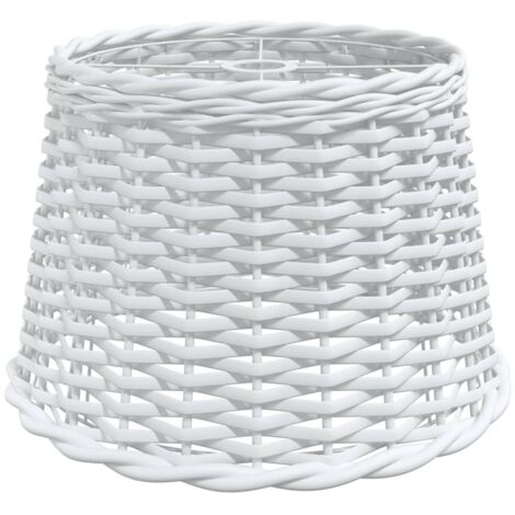 vidaXL Paralume da Soffitto Bianco Ø40x26 cm in Vimini