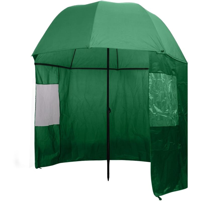 Parapluie de pêche Vert 300x240 cm vidaXL