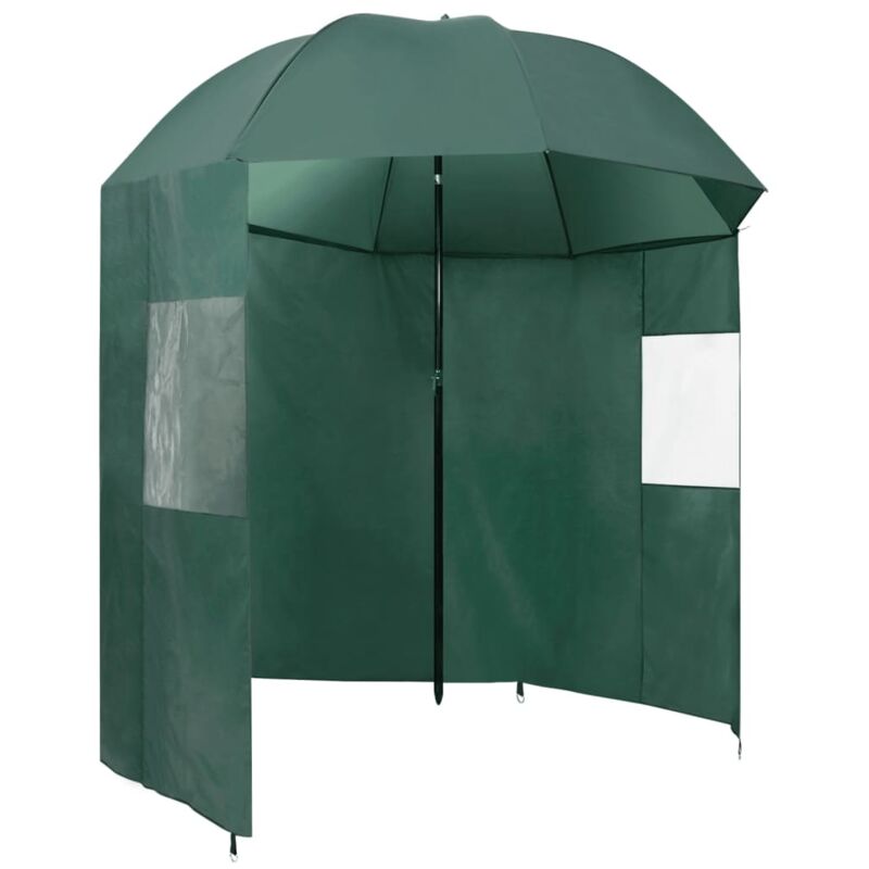 Parapluie de pêche Vert 220x193 cm vidaXL