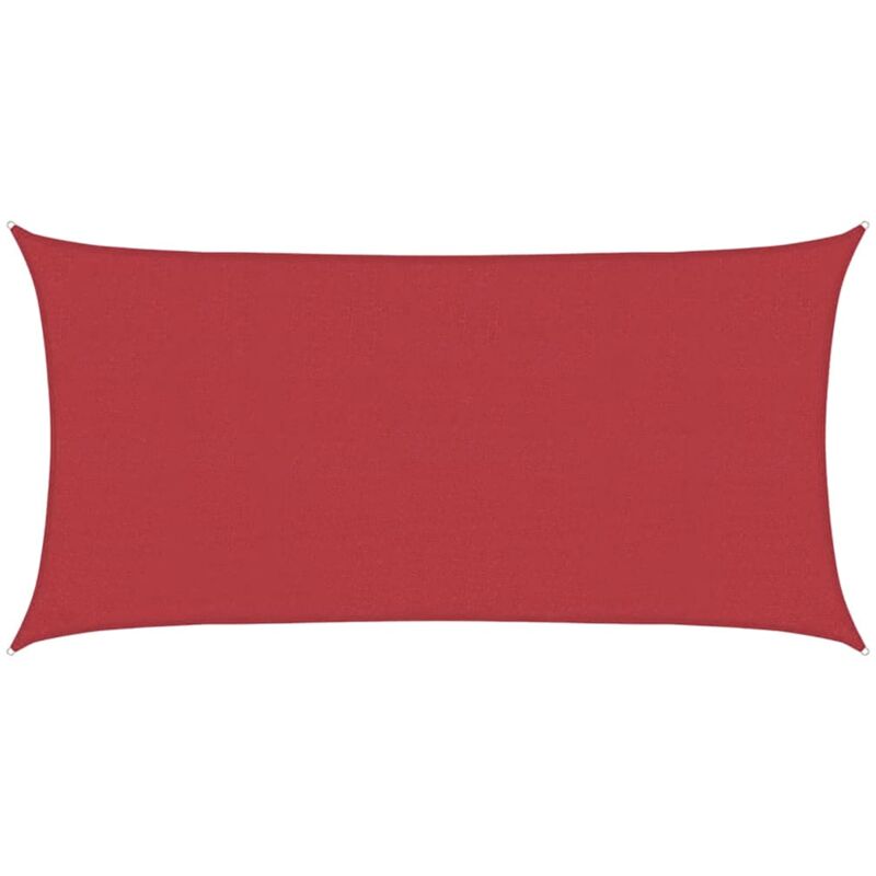 Vidaxl - Voile d'ombrage 160 g/m² Rouge 2x4 m pehd