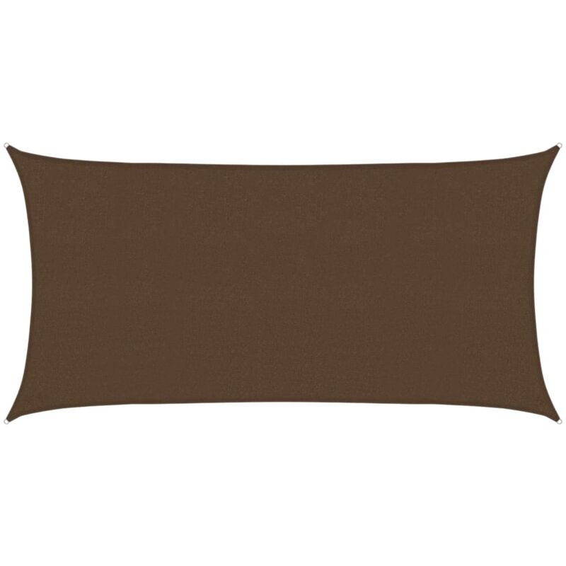 Vidaxl - Voile d'ombrage 160 g/m² Marron 2x4 m pehd
