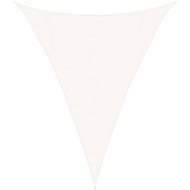 Vidaxl - Voile d'ombrage 160 g/m² Blanc 3x4x4 m pehd
