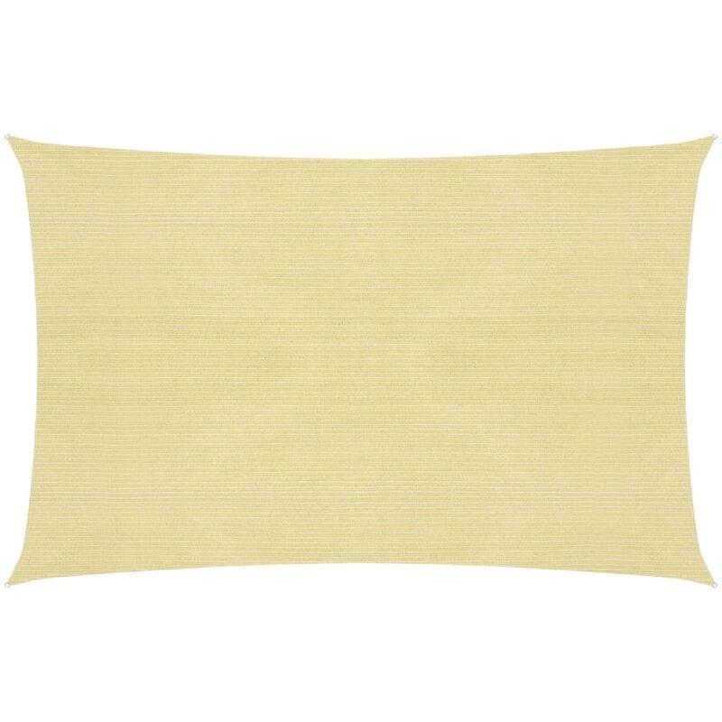 Voile d'ombrage 160 g/m² Beige 2x3 m pehd