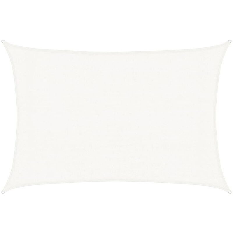 Vidaxl - Voile d'ombrage 160 g/m² Blanc 3x4,5 m pehd