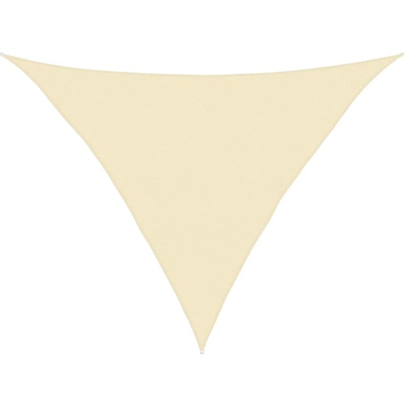 Vidaxl - Voile d'ombrage 160 g/m² Crème 5x5x6 m pehd