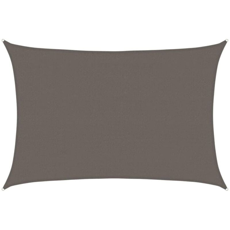 Vidaxl - Parasol en pehd rectangulaire 4 x 6 m Anthracite