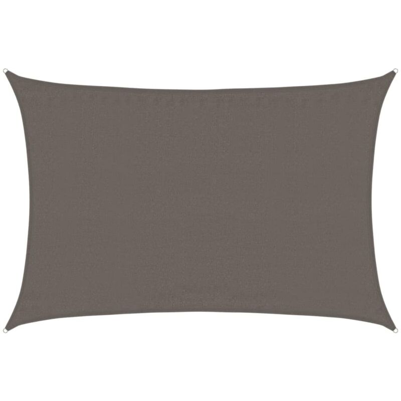 Vidaxl - Voile d'ombrage 160 g/m² Anthracite 3,5x4,5 m pehd