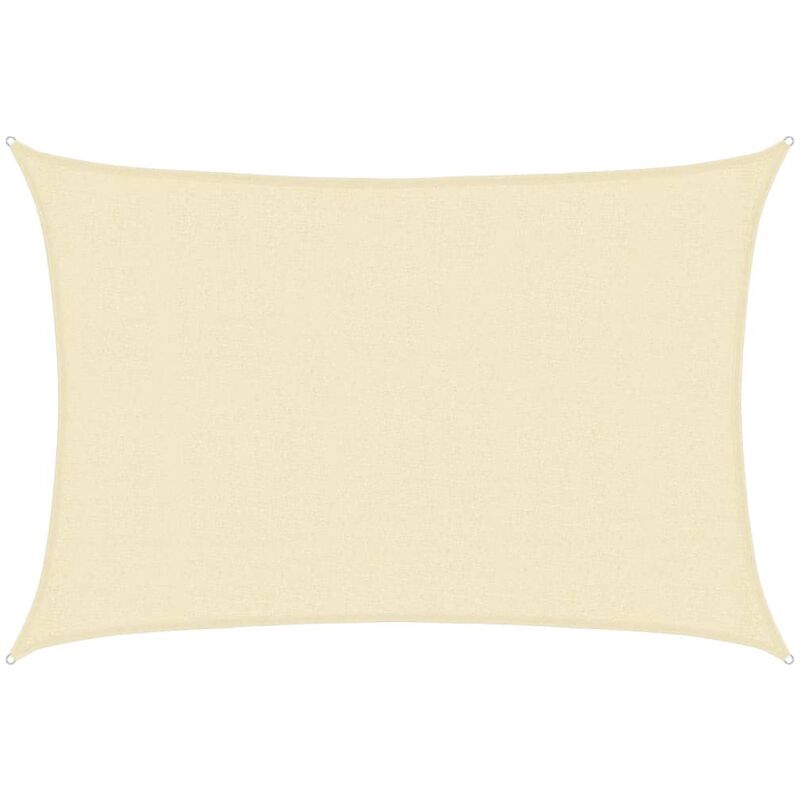 Vidaxl - Voile d'ombrage 160 g/m² Crème 2,5x3,5 m pehd