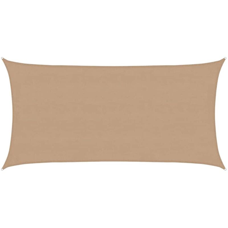 Vidaxl - Voile d'ombrage 160 g/m² Taupe 4x7 m pehd