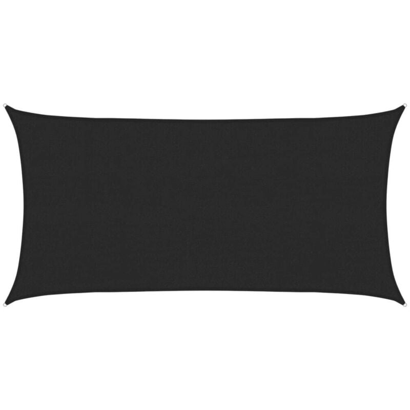 Vidaxl - Voile d'ombrage 160 g/m² Noir 2,5x4,5 m pehd