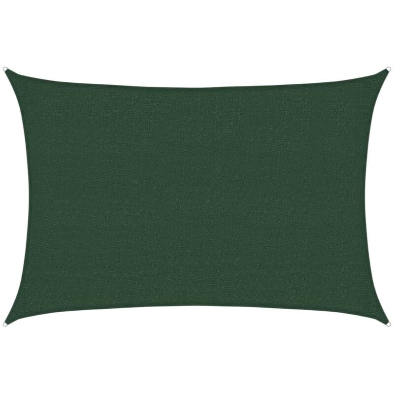 Vidaxl - Voile d'ombrage 160 g/m² Vert foncé 2,5x3,5 m pehd