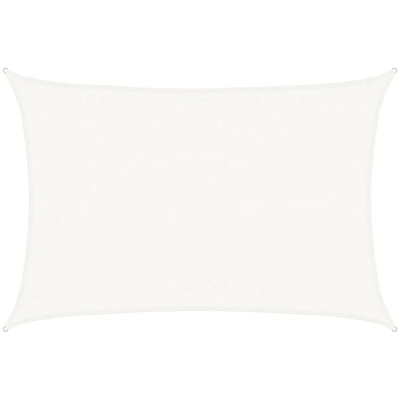 Vidaxl - Voile d'ombrage 160 g/m² Blanc 3,5x5 m pehd
