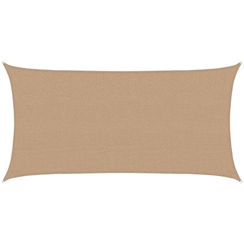 Vidaxl - Voile d'ombrage 160 g/m² Taupe 2,5x5 m pehd