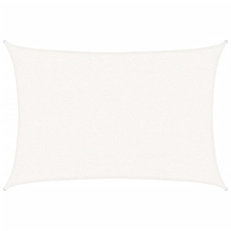 Vidaxl - Voile d'ombrage 160 g/m² Blanc 2,5x3,5 m pehd