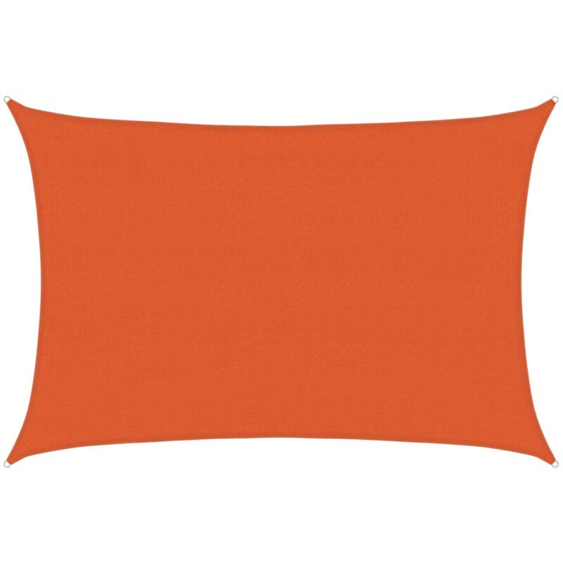Vidaxl - Voile d'ombrage 160 g/m² rectangulaire orange 4x5 m pehd