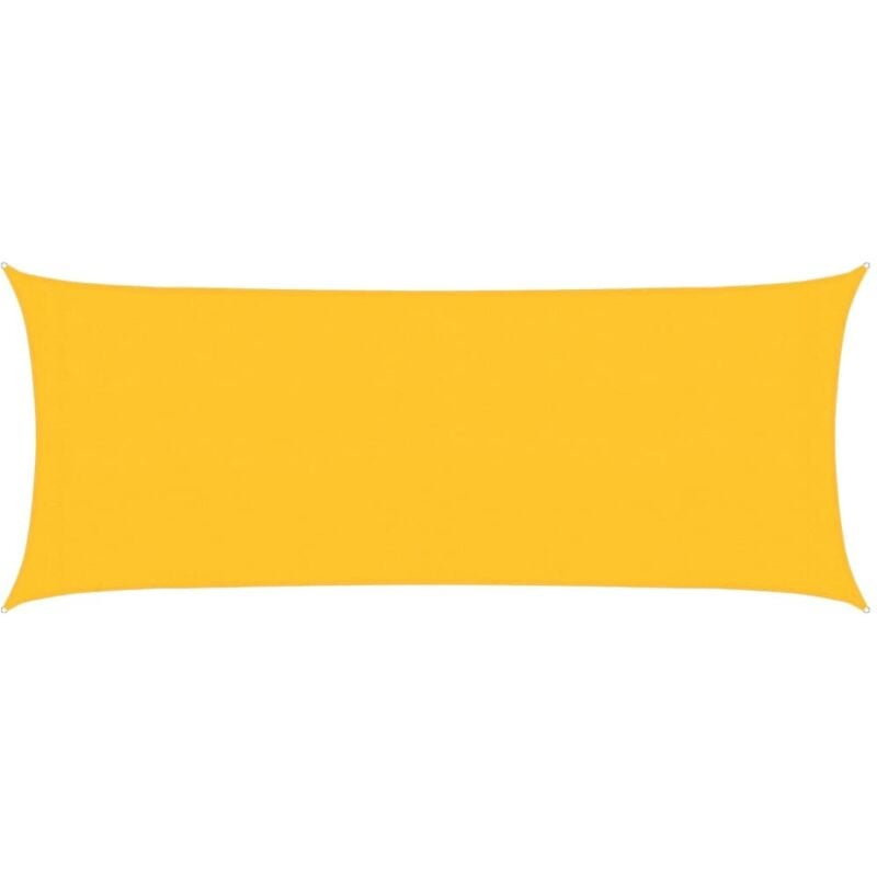 Vidaxl - Voile d'ombrage 160 g/m² rectangulaire jaune 2x4,5 m pehd