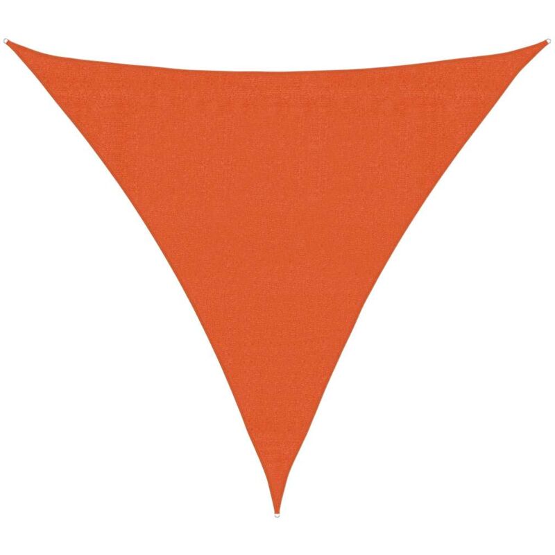 Vidaxl - Voile d'ombrage 160 g/m² triangulaire orange 3,6x3,6x3,6 m pehd