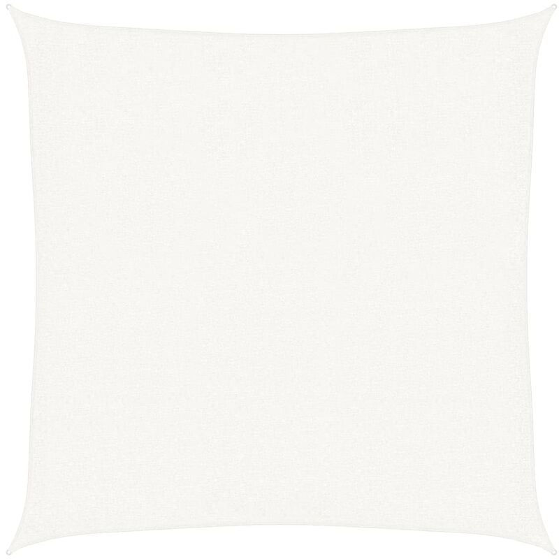 Vidaxl - Voile d'ombrage 160 g/m² Blanc 2,5x2,5 m pehd