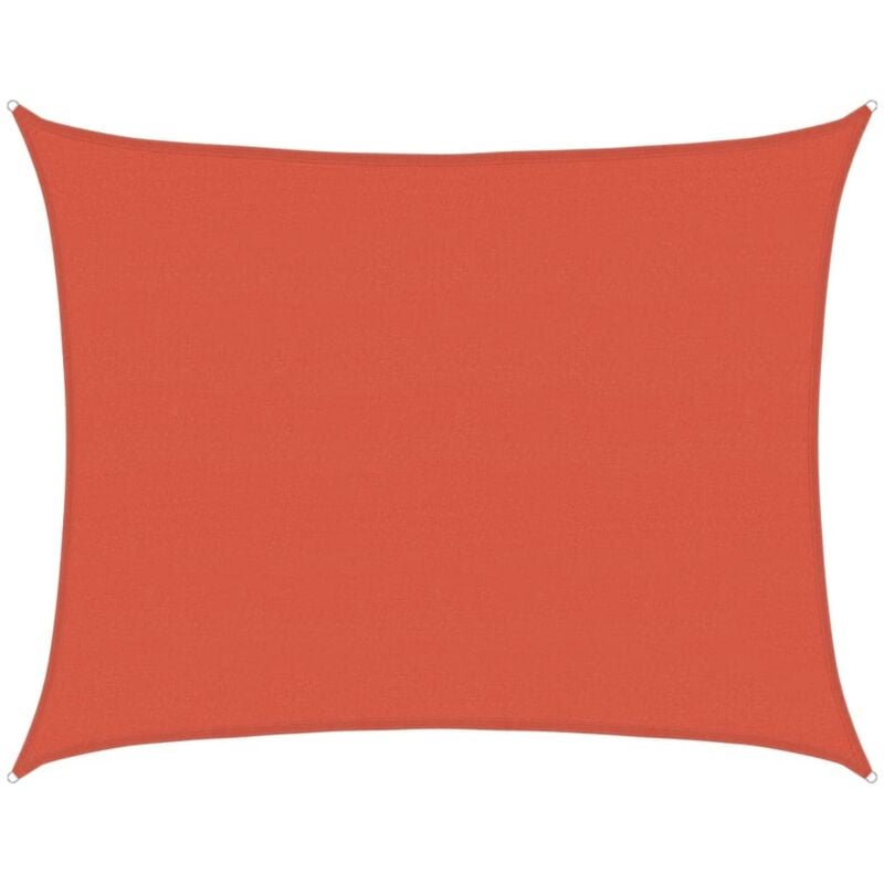 Vidaxl - Voile d'ombrage 160 g/m² Terre cuite 6x8 m pehd