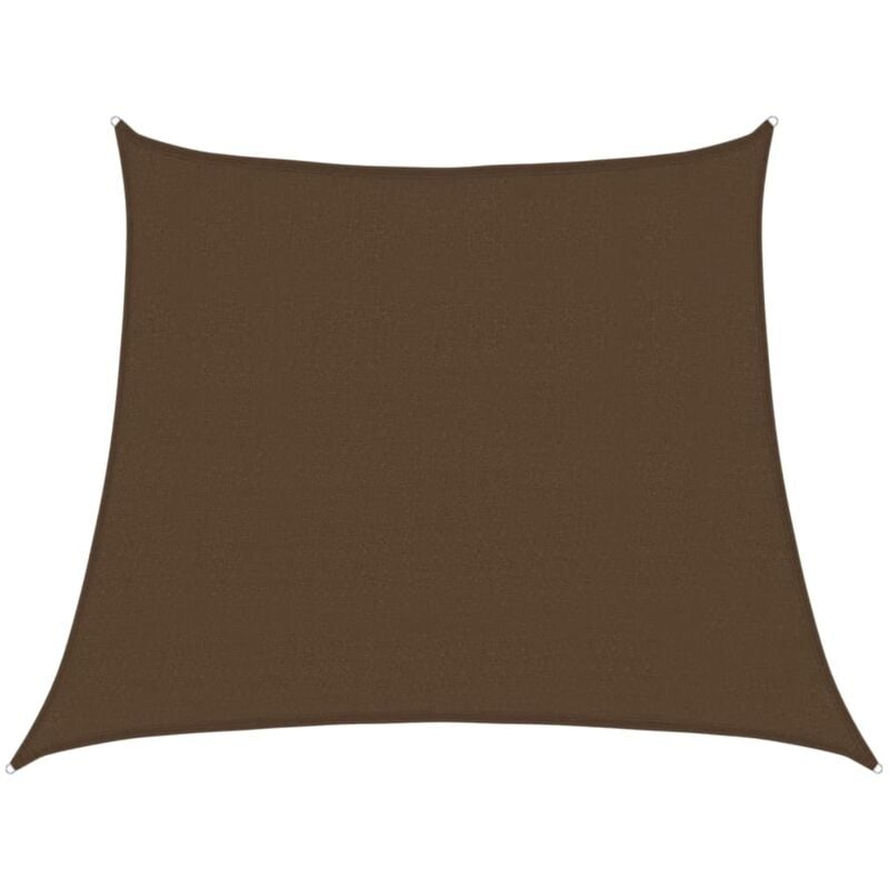 Vidaxl - Voile d'ombrage 160 g/m² Marron 3/4x3 m pehd