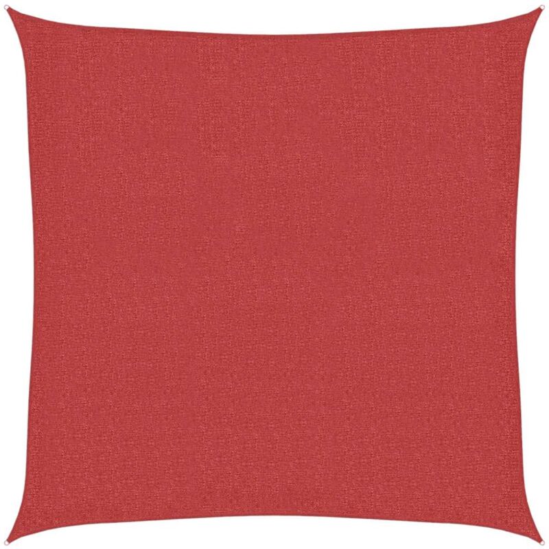 Vidaxl - Voile d'ombrage 160 g/m² Rouge 3x3 m pehd