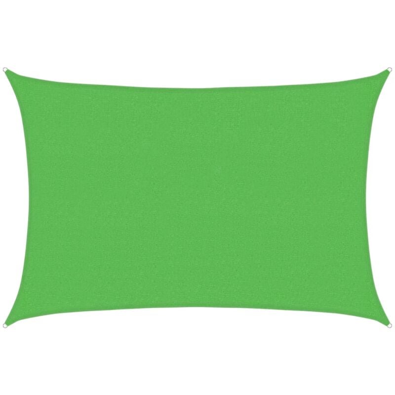 Vidaxl - Voile d'ombrage 160 g/m² Vert clair 2,5x4 m pehd