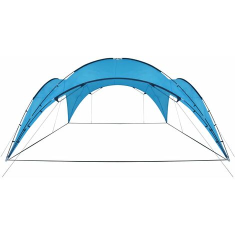 vidaXL Party Tent Arch Garden Canopy Shelter Sunshade Light Blue/Dark Blue