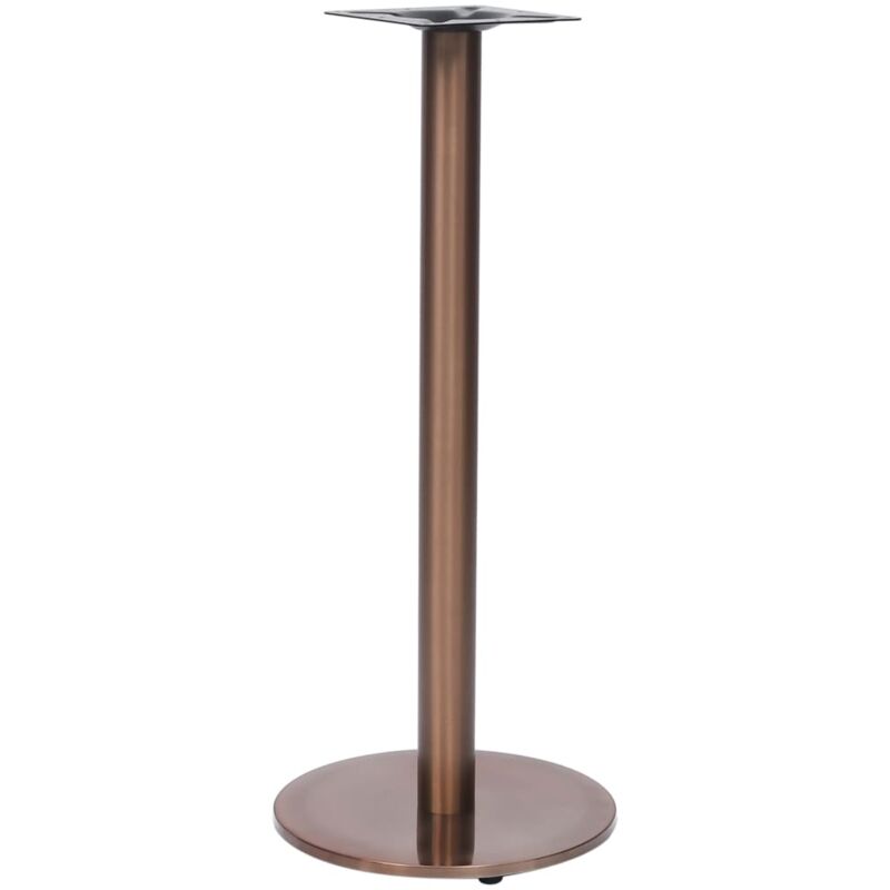 

vidaXL Pata de mesa de bistró acero inoxidable dorado Ø45x107 cm - Oro