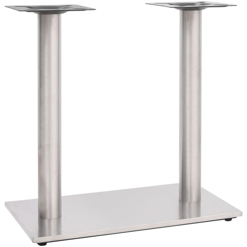 

Pata de mesa de bistró acero inoxidable 70x40x72 cm plateado - Plateado - Vidaxl