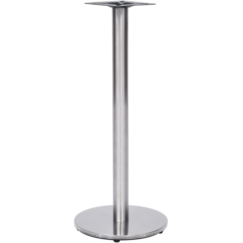 

vidaXL Pata de mesa de bistró acero inoxidable plateado Ø45x107 cm - Plateado