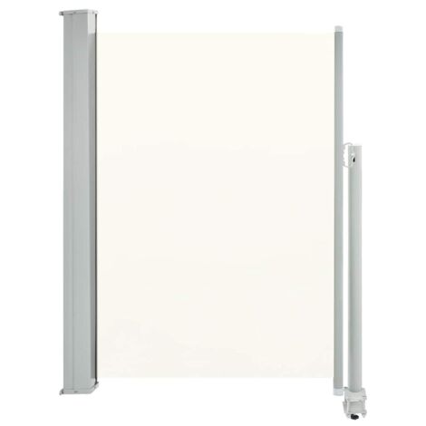 vidaXL Patio Retractable Side Awning 100 x 300 cm Cream