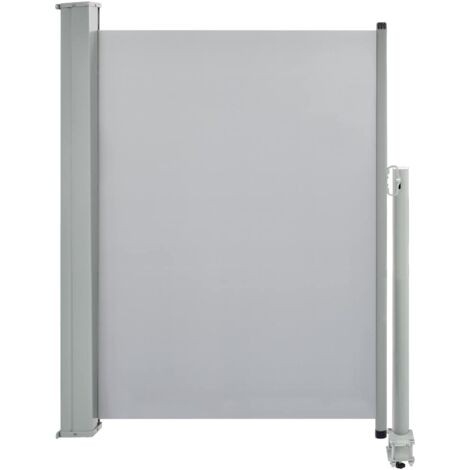 vidaXL Patio Retractable Side Awning 100 x 300 cm Grey