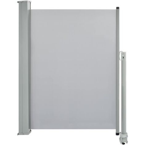 vidaXL Patio Retractable Side Awning 100 x 300 cm Grey