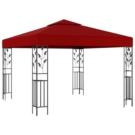 vidaXL Pavillon 3x3 m Bordeaux
