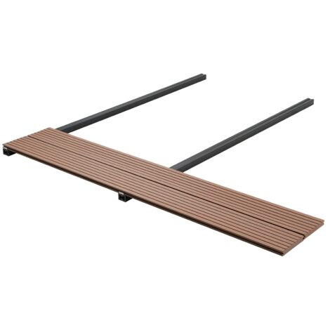 vidaXL Pavimento da Deck 6 pcs Marrone Chiaro WPC