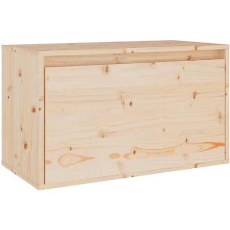 vidaXL Pensile 60x30x35 cm in Legno Massello di Pino