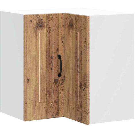 vidaXL Pensile da Cucina ad Angolo Kalmar Legno Vecchio in