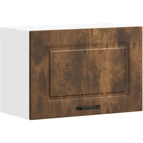 vidaXL Pensile da Cucina Kalmar Rovere Fumo in Legno Multistrato