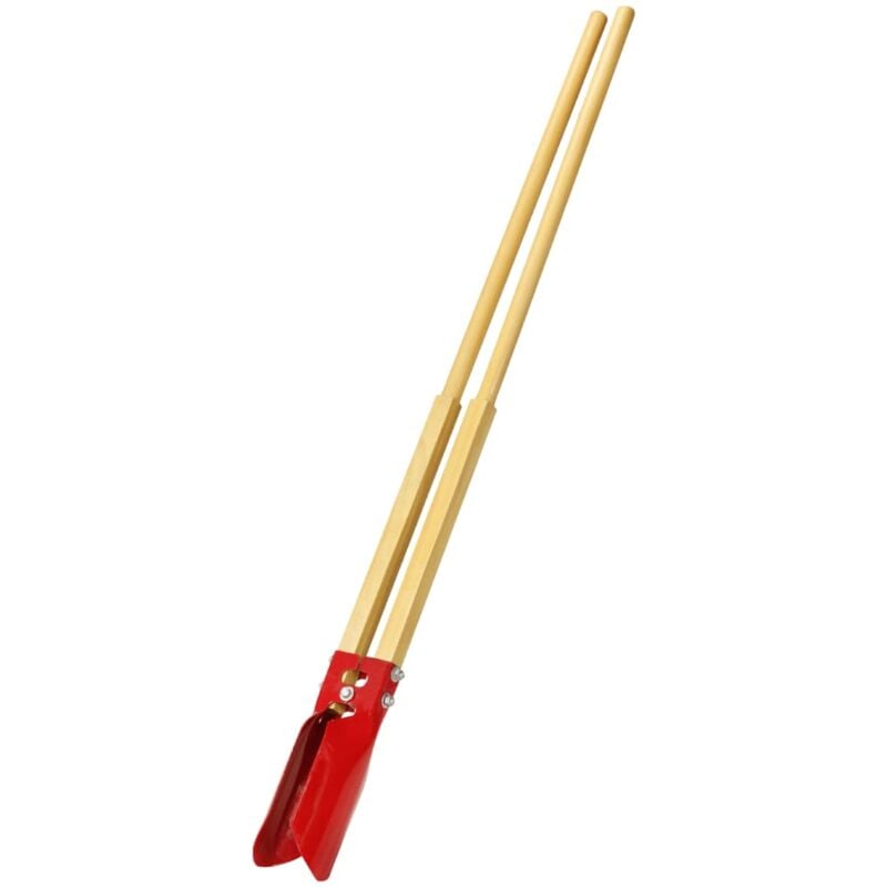 

Perforadora de agujeros de suelo acero rojo y madera dura - Vidaxl