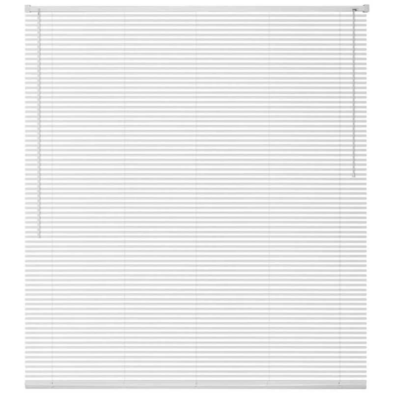 

Persiana aluminio 120x130 cm blanca - Blanco - Vidaxl