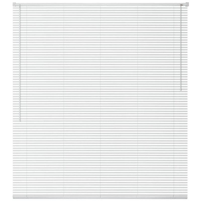 

Persiana aluminio 80x160 cm blanca - Blanco - Vidaxl