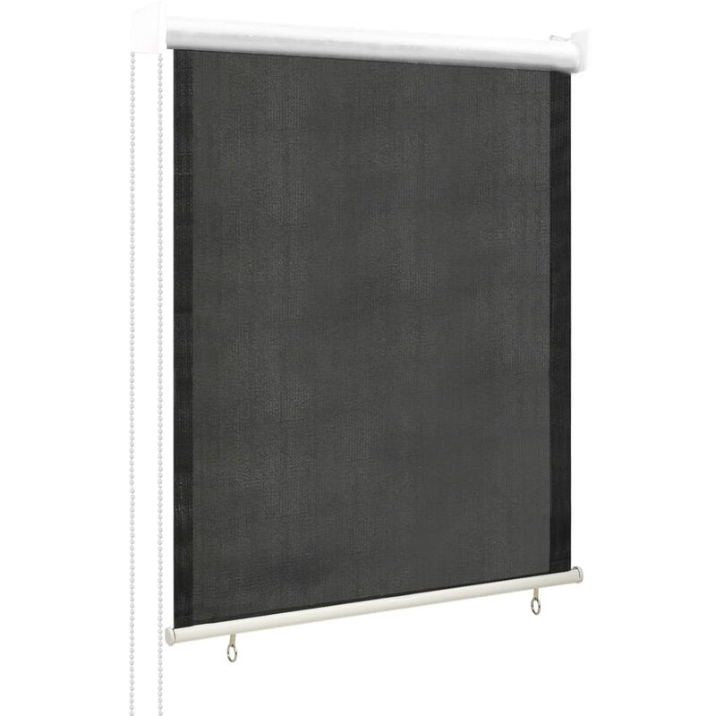

vidaXL Persiana enrollable de exterior 80x140 cm gris antracita - Antracita