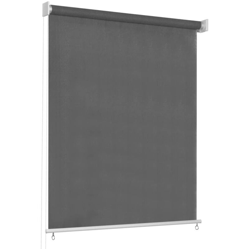 

vidaXL Persiana enrollable de exterior 80x230 cm gris antracita - Antracita