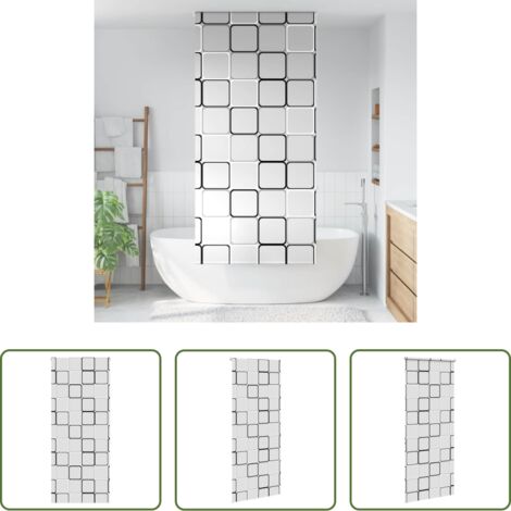 vidaXL Persiana para baño -  Estor enrollable para ducha tela 100x240 cm ancho 96 cm