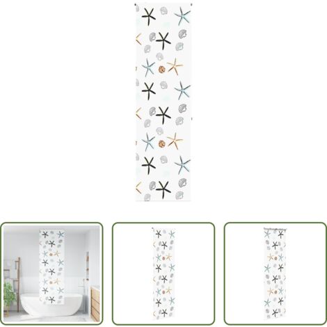 vidaXL Persiana para baño -  Estor enrollable para ducha tela 60x240 cm ancho 56 cm