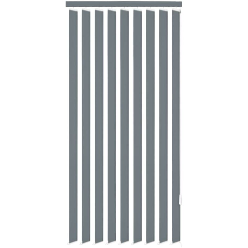 

vidaXL Persiana vertical tela gris 150x180 cm - Gris