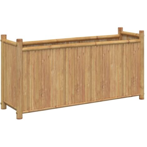 vidaXL Pflanzenkasten 100x30x50 cm Bambus