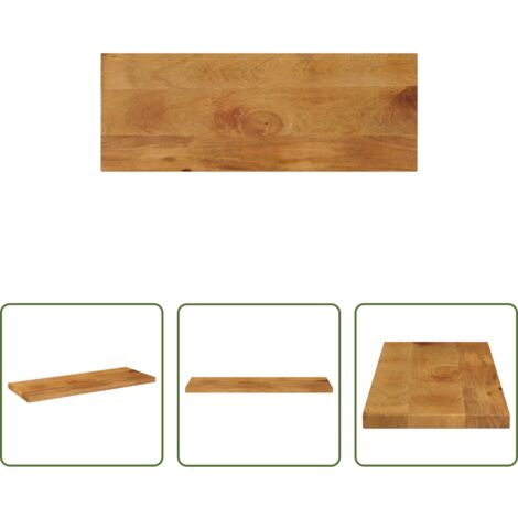 vidaXL Piano in legno mango -  Piano per Tavolo 70x30x3,8 cm Rettangolare Legno Massello Mango