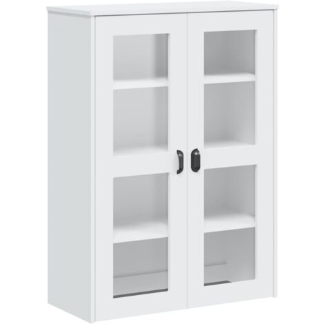 vidaXL Piano per Credenza VIKEN Bianco in Legno Multistrato