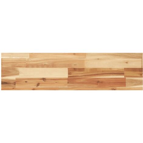 vidaXL Piano per Tavolo 100x20x4cm Rettangolare Legno Massello Acacia